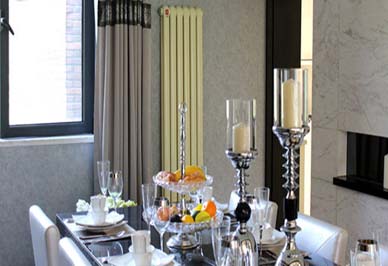 九游娱乐钢制暖气片安装效果图展示